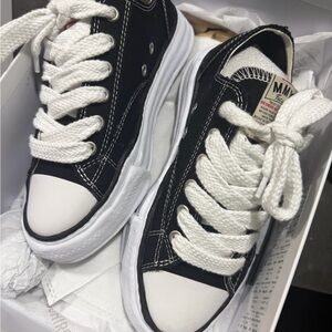 Black and White MM6 Maison Margiela Sneakers